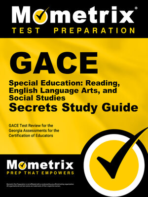 cover image of GACE Special Education: Reading, English Language Arts, and Social Studies Secrets Study Guide